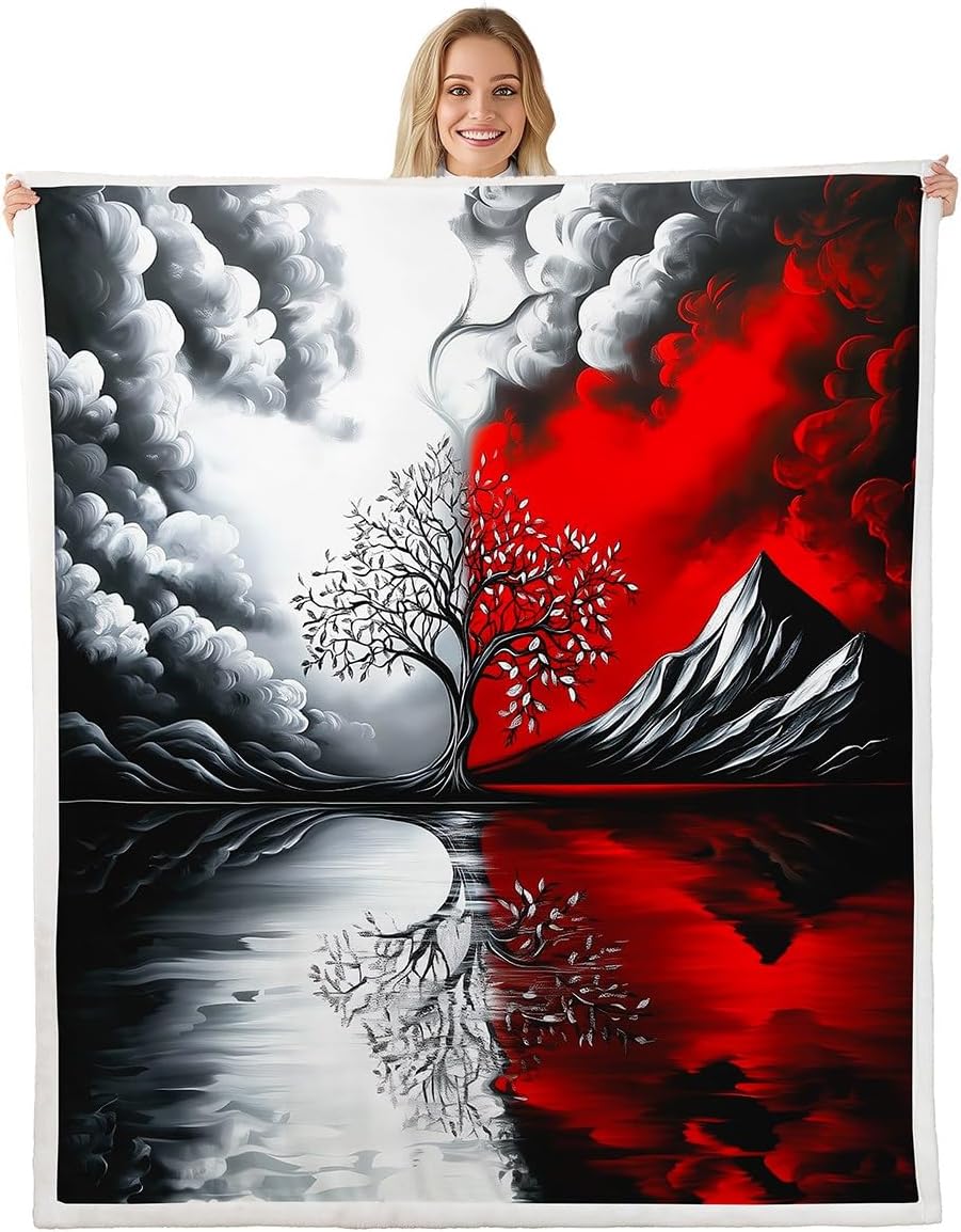Japanese Kids Lifestyle - Koc Drzewo Życia, Koc dla Par